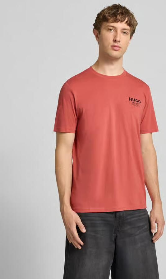 HUGO Blue regular fit T-shirt van puur katoen model 'NESPTEE' - Foto 4