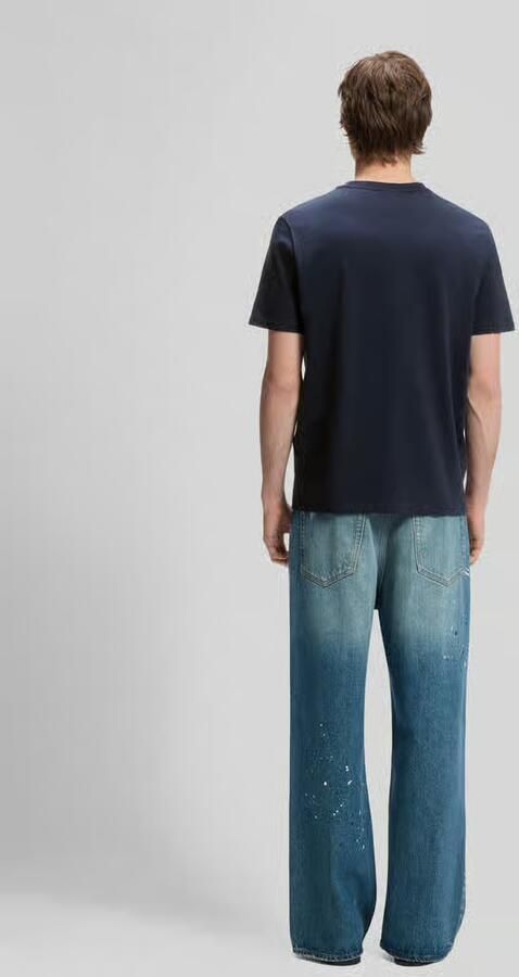 HUGO Blue regular fit T-shirt van puur katoen model 'NESPTEE' - Foto 2