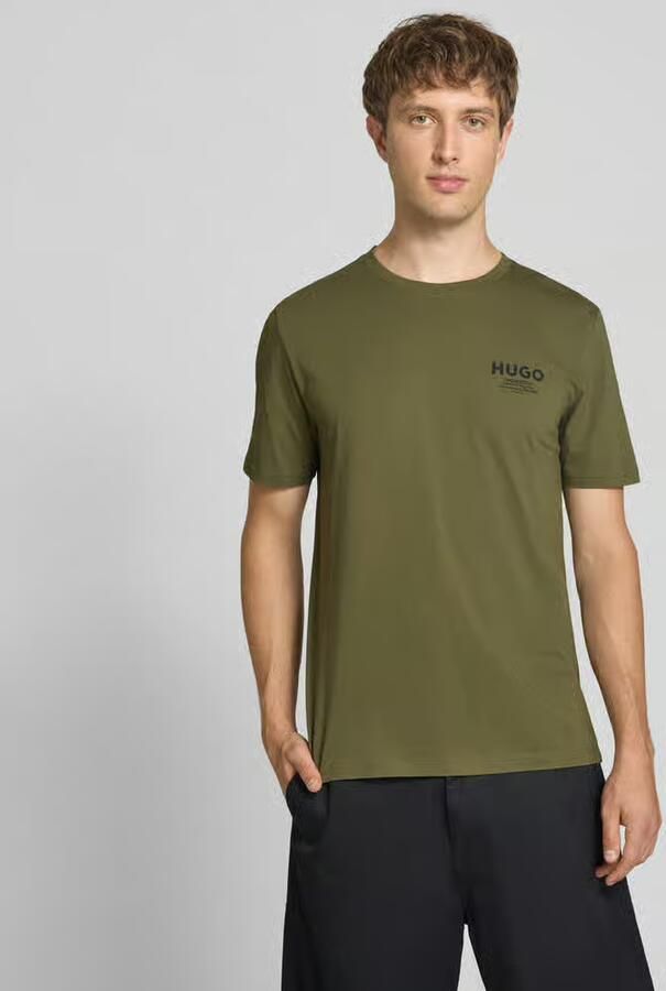 HUGO Blue regular fit T-shirt van puur katoen model 'NESPTEE' - Foto 2