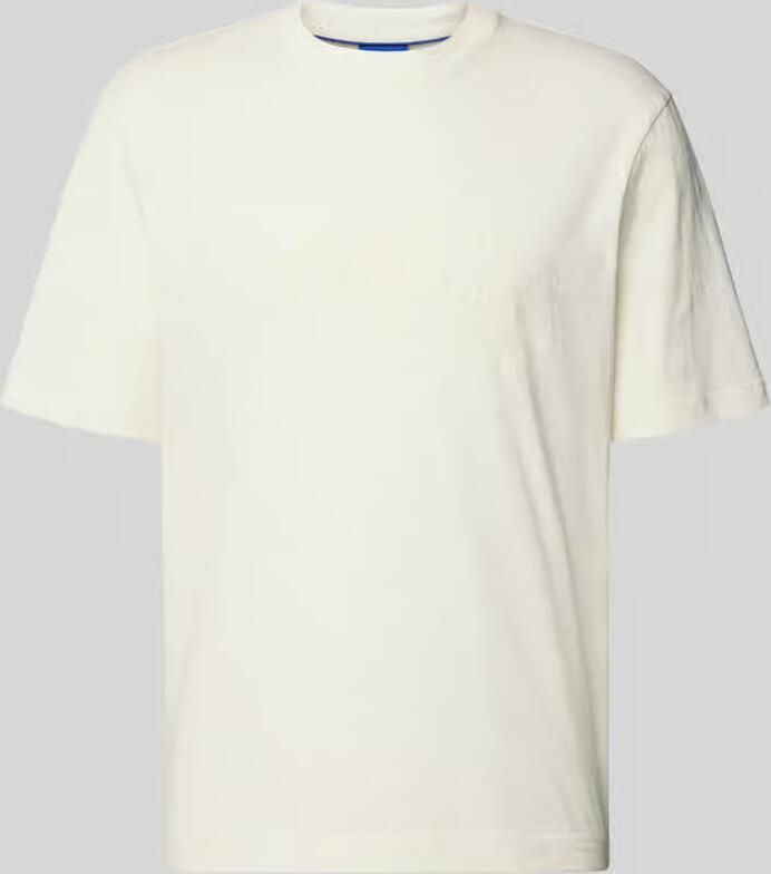 Hugo Blue Regular fit T-shirt van puur katoen model 'NIEROFIX_U261' - Foto 2