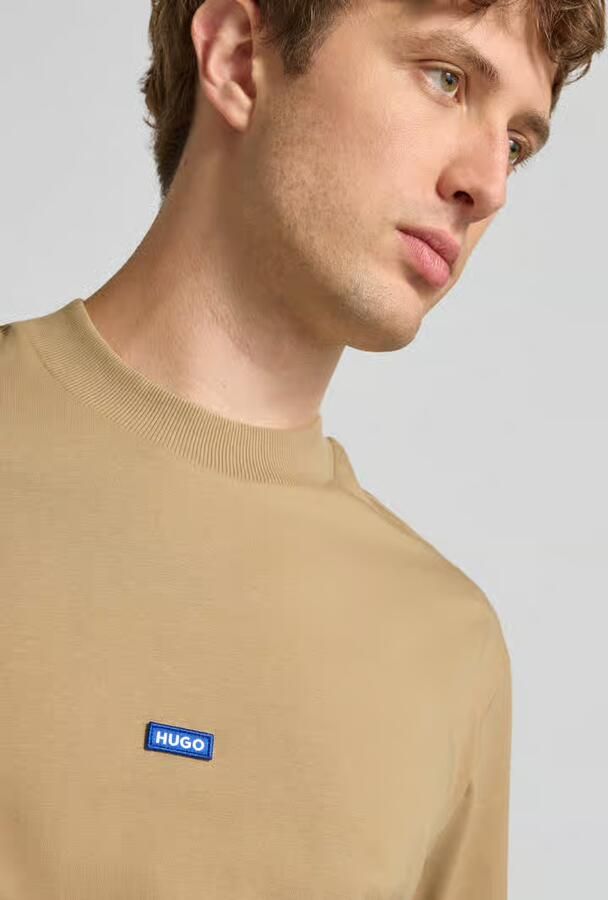 HUGO Blue regular fit T-shirt van puur katoen model 'NIEROS'