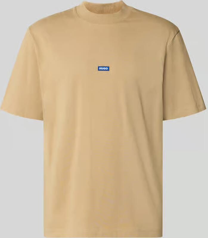 HUGO Blue regular fit T-shirt van puur katoen model 'NIEROS' - Foto 3