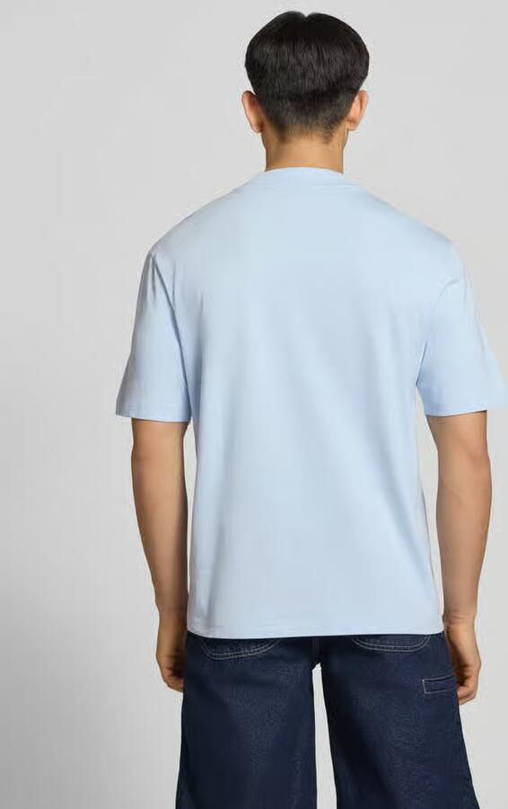 HUGO Blue regular fit T-shirt van puur katoen model 'NIEROS' - Foto 4