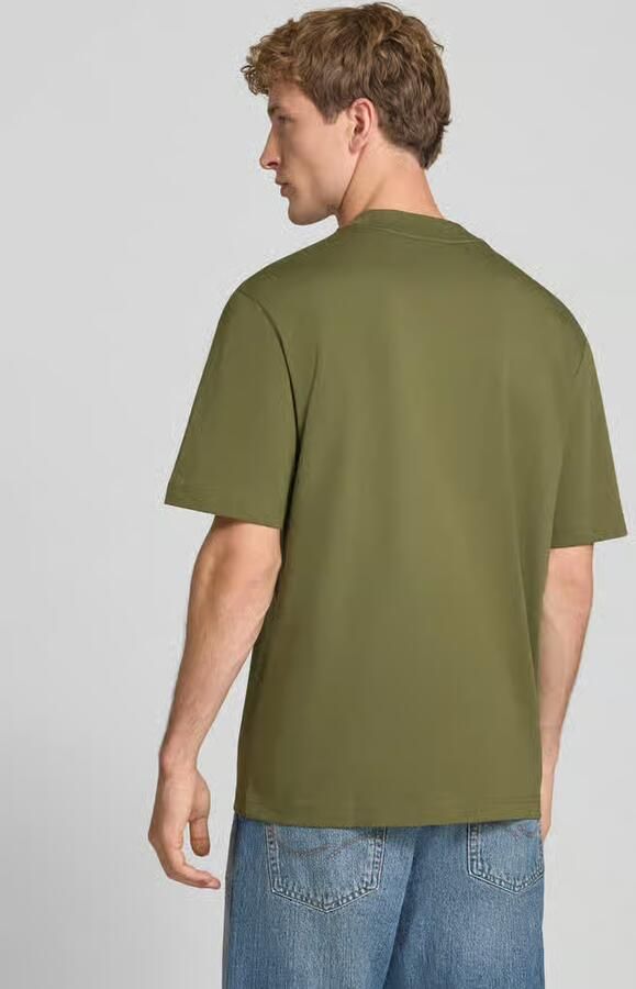 HUGO Blue regular fit T-shirt van puur katoen model 'NIEROS' - Foto 3