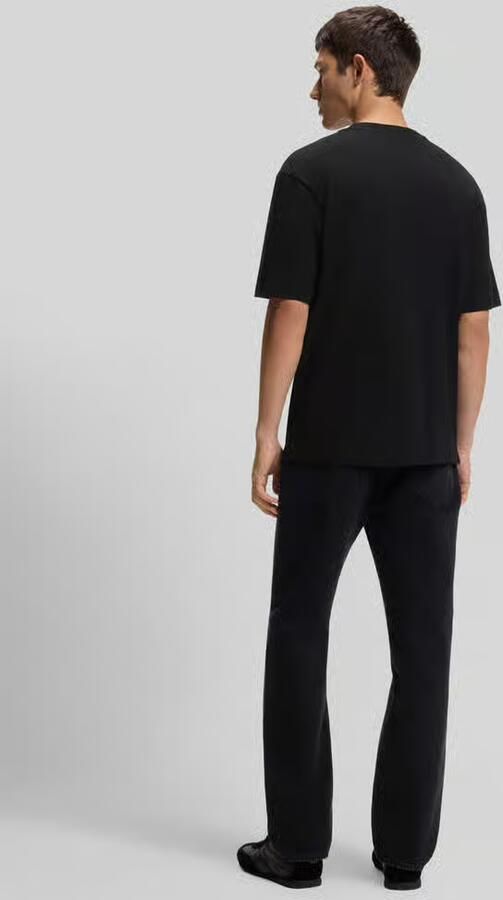 HUGO Blue Regular fit t-shirt van puur katoen model 'Niviotee' - Foto 2