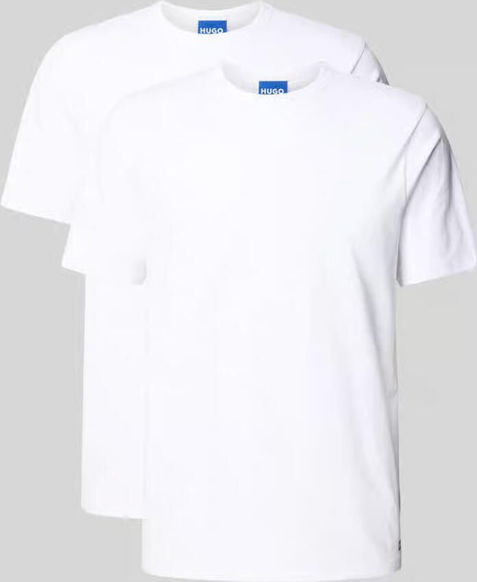 Hugo Blue Regular fit T-shirt in een set van 2 stuks model 'BLUE2_NAOLO' - Foto 4