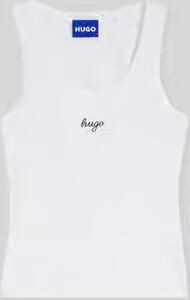 HUGO Blue Regular fit tanktop van katoenmix model 'Damatank_B'