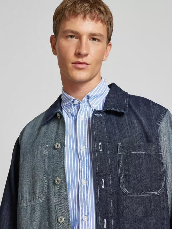 Hugo Blue Regular fit vrijetijdsoverhemd met button-downkraag model 'Ebill' - Foto 2