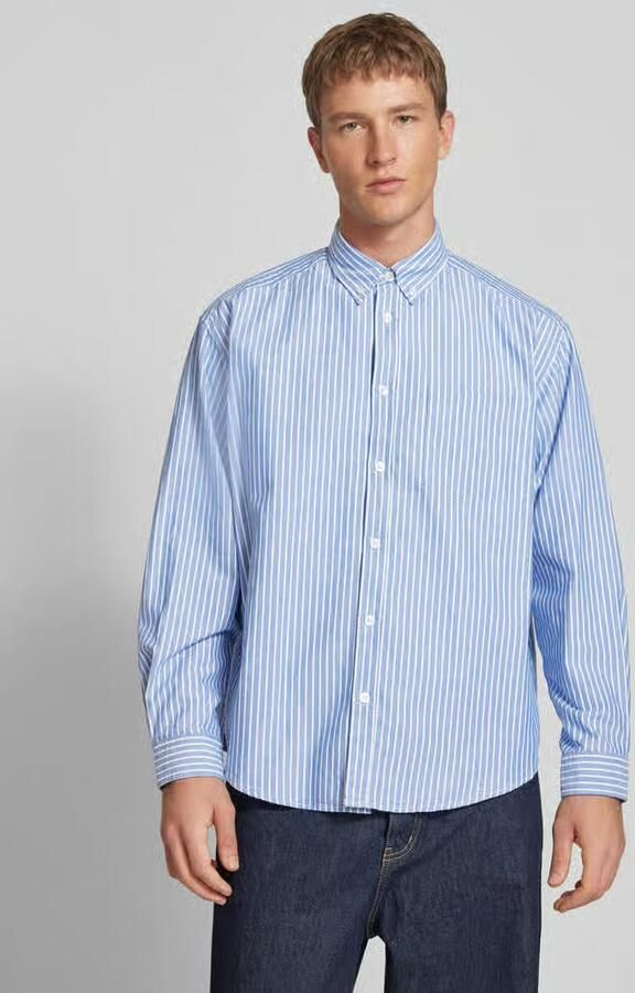 HUGO Blue Regular fit vrijetijdsoverhemd met button-downkraag model 'Ebill' - Foto 11