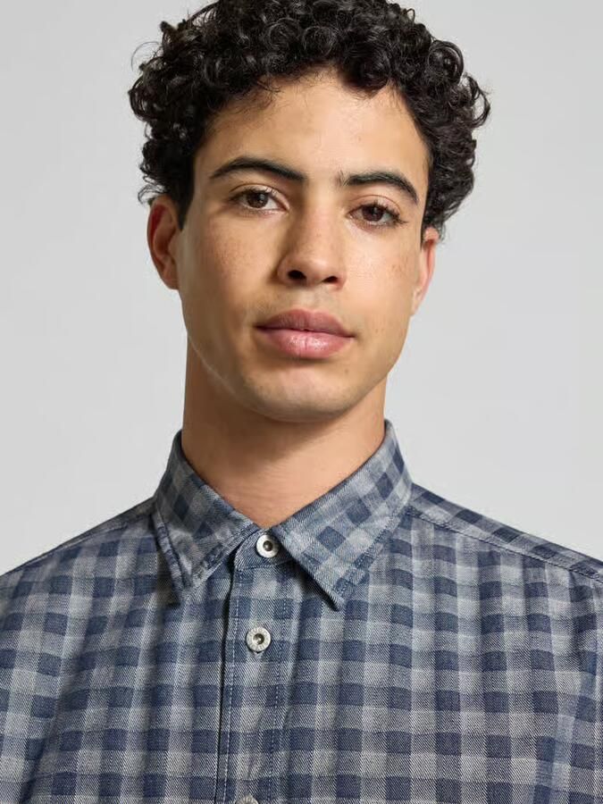 HUGO Blue Regular fit vrijetijdsoverhemd van puur katoen model 'EBALTO'