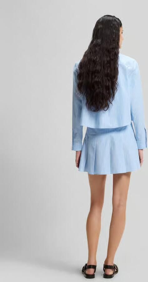 HUGO Blue Relaxed fit Blouse met lange mouwen van puur katoen - Foto 4