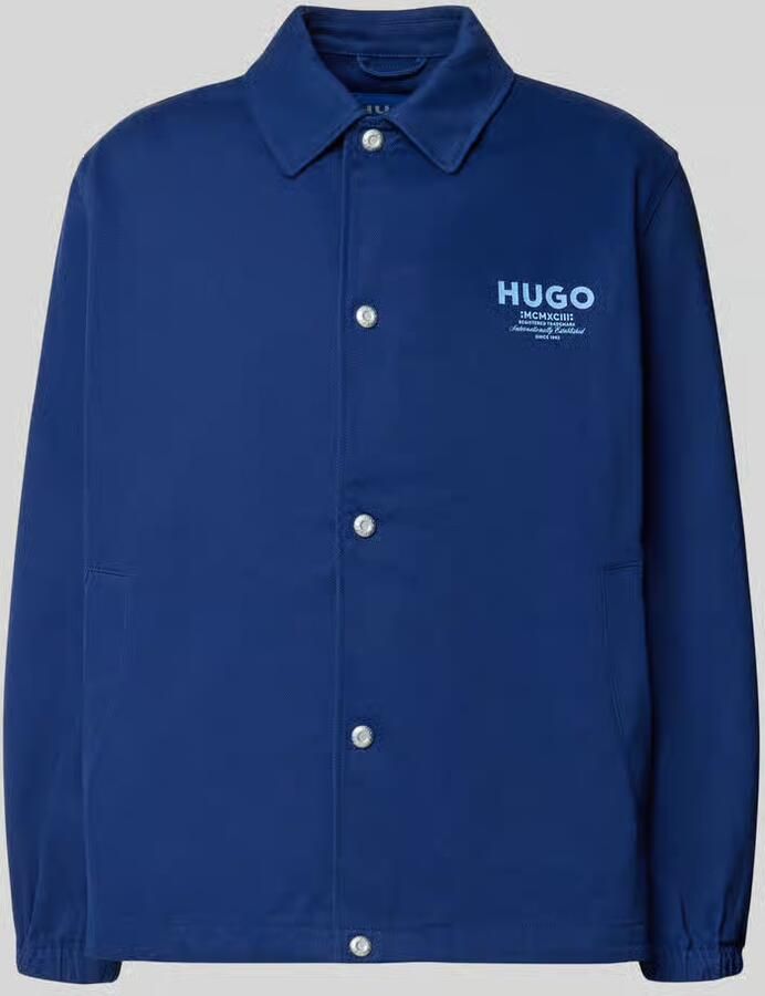 HUGO Blue relaxed fit blouson van puur katoen model 'Biyo2631' - Foto 2
