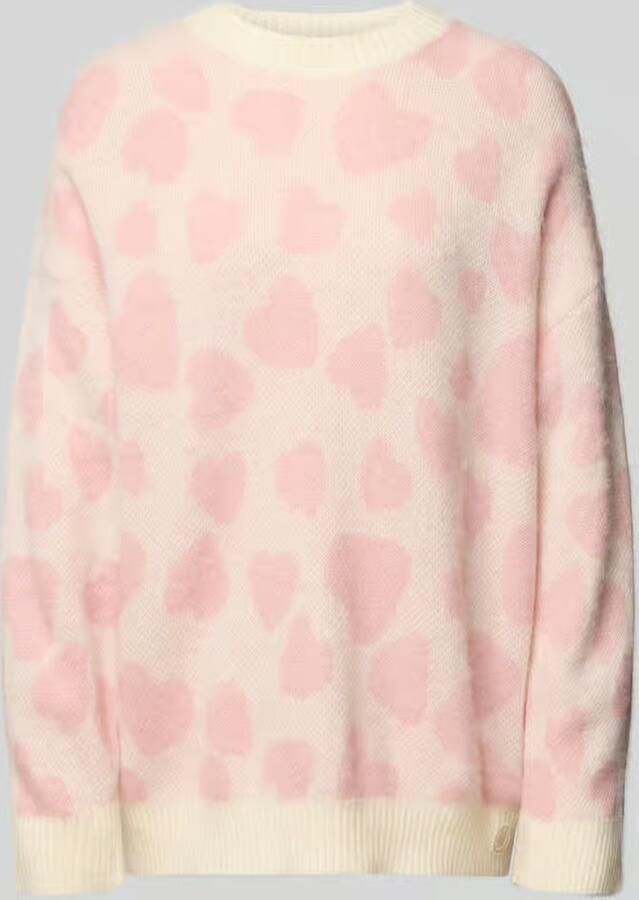 Hugo Blue Relaxed fit gebreide pullover met wol en mohair model 'Sallyna_B'