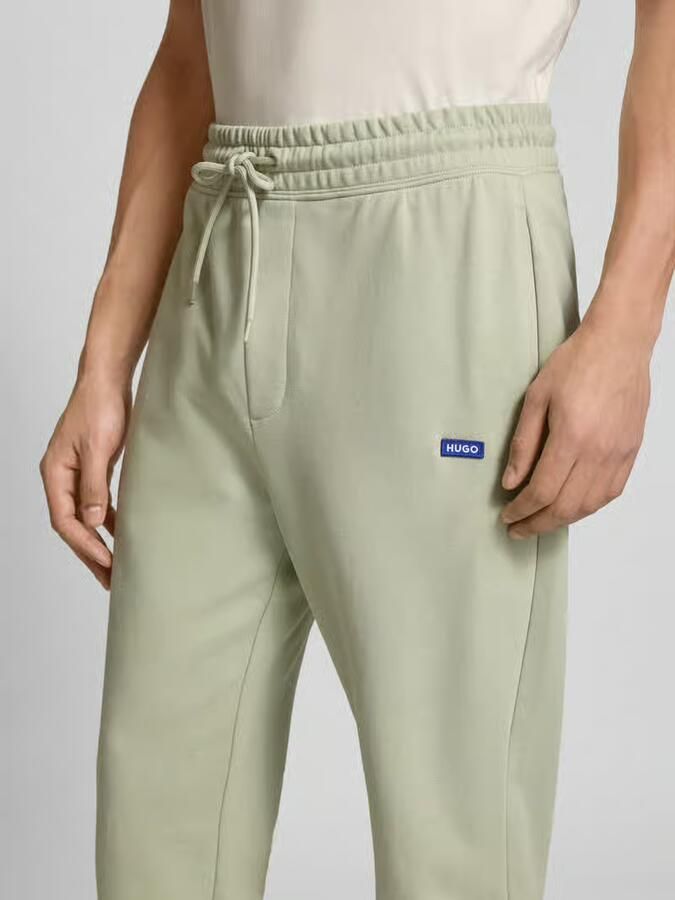 HUGO Blue Relaxed fit joggingbroek van pure katoen model 'NAPIN`' - Foto 2