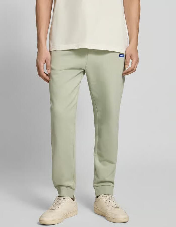 HUGO Blue Relaxed fit joggingbroek van pure katoen model 'NAPIN`' - Foto 2