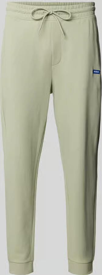 Hugo Blue Relaxed fit sweatpants van puur katoen model 'NAPIN'