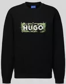 HUGO Blue relaxed fit sweatshirt van 100% katoen model 'Niviocrew'