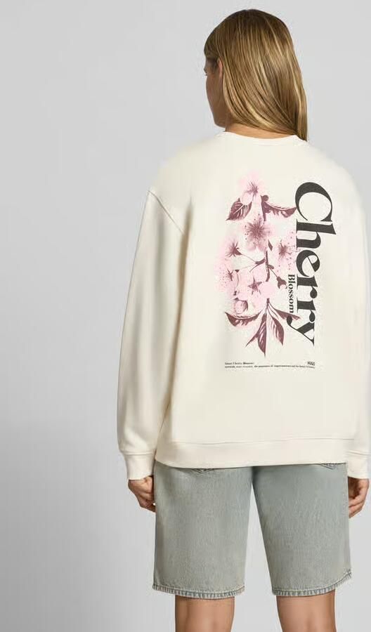 HUGO Blue relaxed fit sweatshirt van zuivere katoen model 'Classic Crew_B_4' - Foto 3