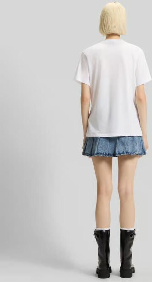 HUGO Blue Relaxed fit T-shirt van pure katoen Model 'VINTAGE TEE_B_1' - Foto 3
