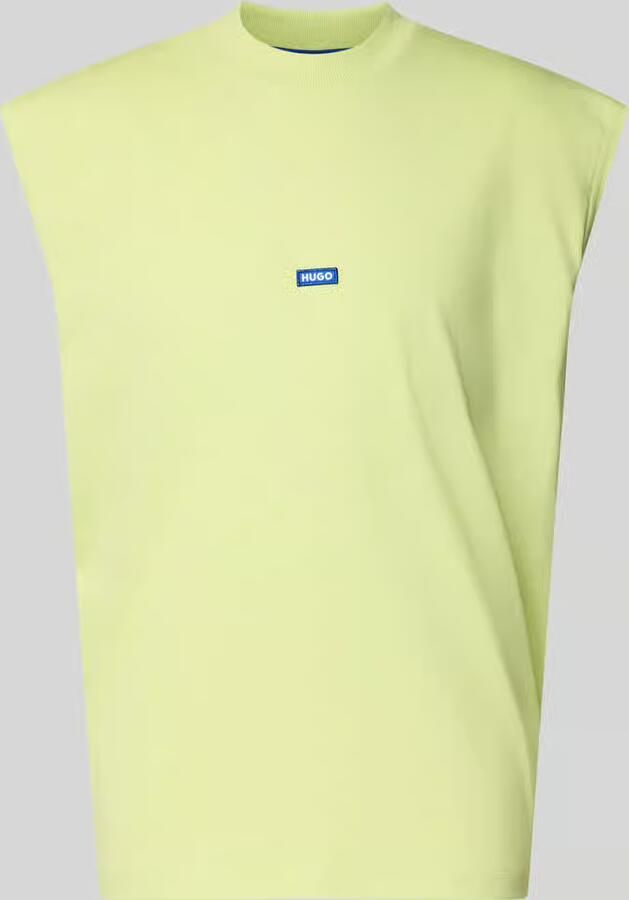 HUGO Blue relaxed fit tank top van puur katoen model 'NAVERTZ' - Foto 2
