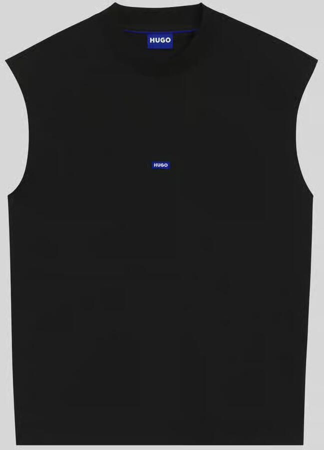 HUGO Blue relaxed fit tank top van puur katoen model 'NAVERTZ' - Foto 2