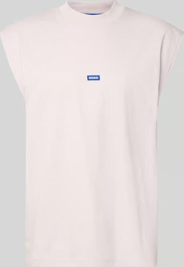 HUGO Blue relaxed fit tank top van puur katoen model 'NAVERTZ' - Foto 2