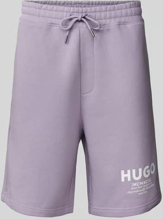 Hugo Blue Shorts met all-over motief - Foto 2