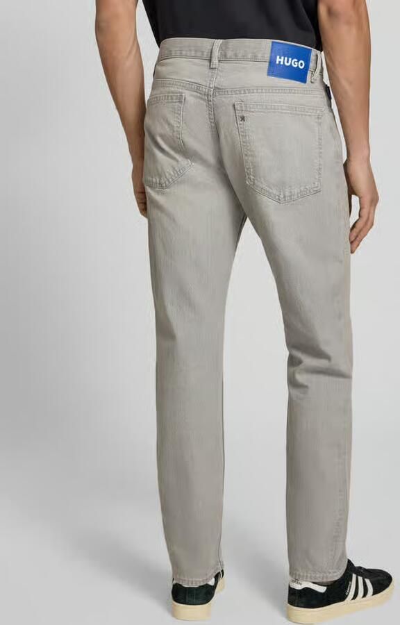 HUGO Blue slim fit jeans van katoenmix model 'ASH' - Foto 3