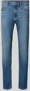 HUGO Blue Slim Fit jeans van katoenmix model 'Zane'