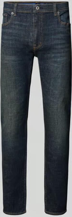 HUGO Blue Slim Fit jeans van katoenmix model 'Zane' - Foto 2