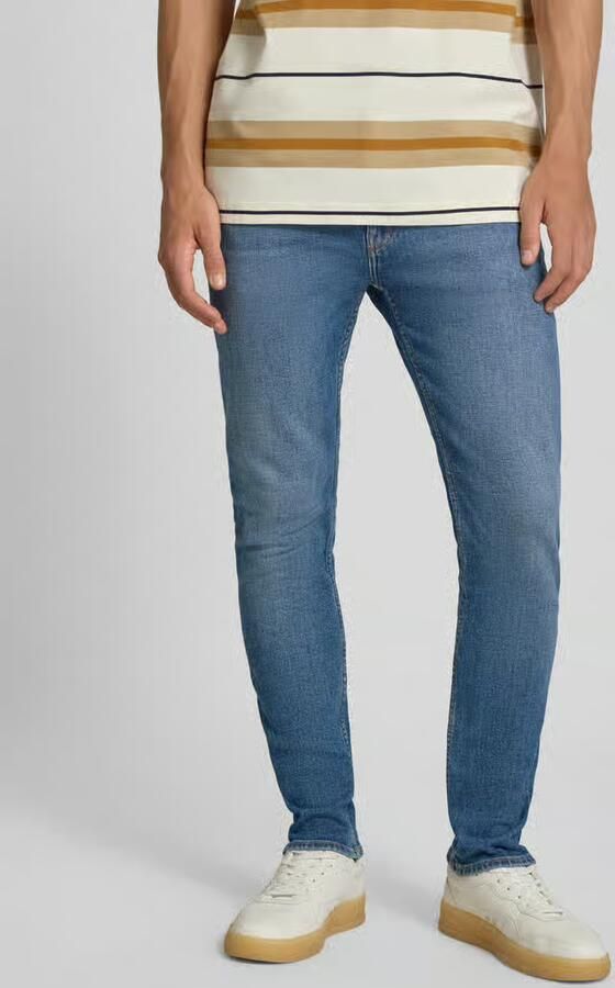 HUGO Blue Slim Fit jeans van katoenmix model 'Zane' - Foto 2