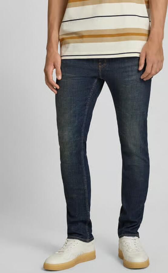HUGO Blue Slim Fit jeans van katoenmix model 'Zane' - Foto 3