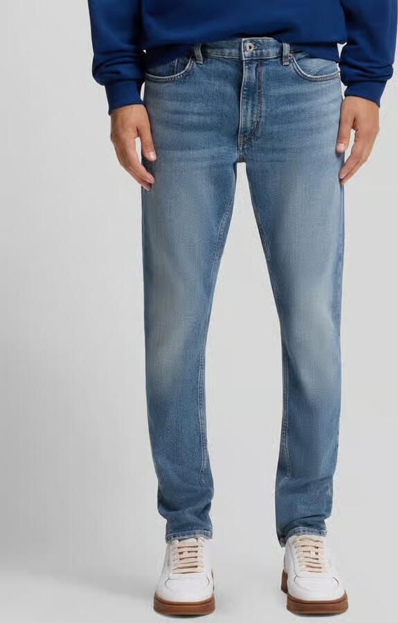 HUGO Blue Slim fit jeans van puur katoen model 'Zane' - Foto 2