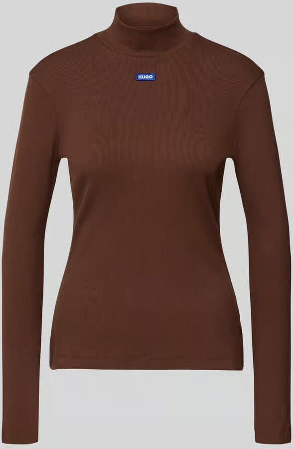 HUGO Blue Slim fit Shirt met lange mouwen van Katoenmix Model 'EASY LONGSLEEVE_B' - Foto 2