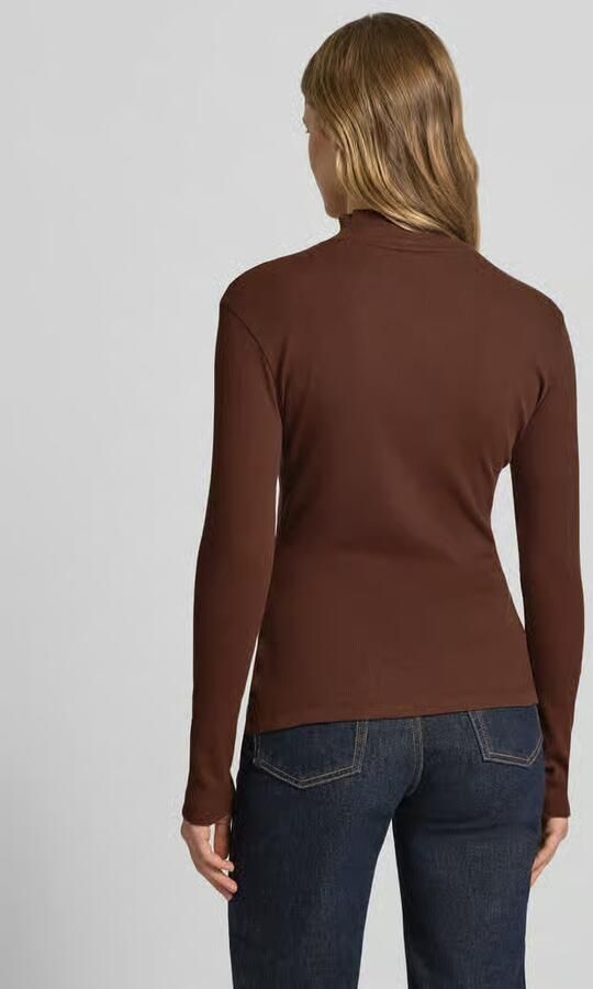 HUGO Blue Slim fit Shirt met lange mouwen van Katoenmix Model 'EASY LONGSLEEVE_B' - Foto 4