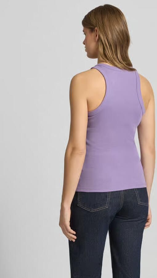 HUGO Blue Slim fit tank top van katoenmix model 'Easy Tank' - Foto 2