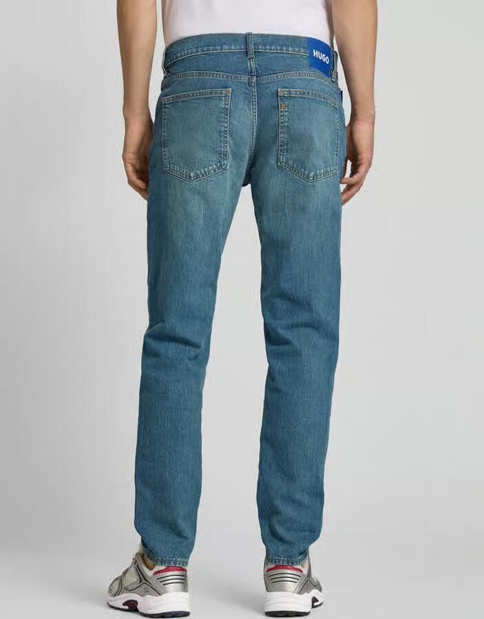 HUGO Blue straight fit jeans van katoenmix model 'Brody' - Foto 2