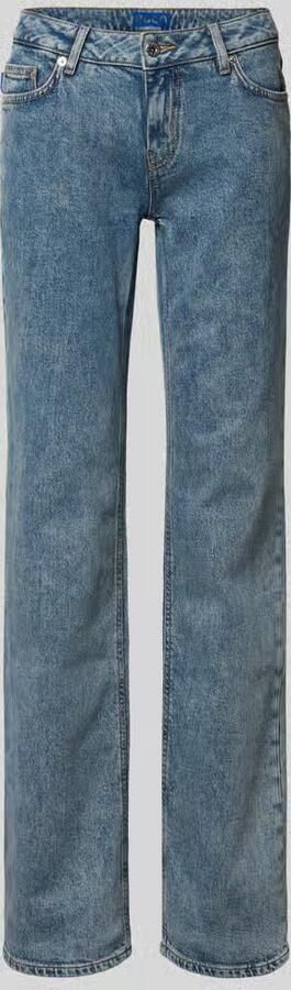 HUGO Blue straight fit jeans van katoenmix model 'GAMERA_B' - Foto 3
