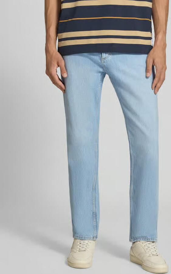 HUGO Blue straight fit jeans van katoenmix model 'Jonah' - Foto 3