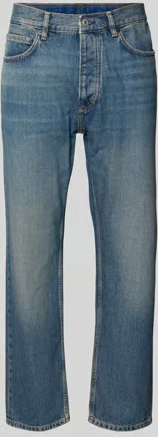 HUGO Blue straight fit jeans van pure katoen model 'JONAH' - Foto 3