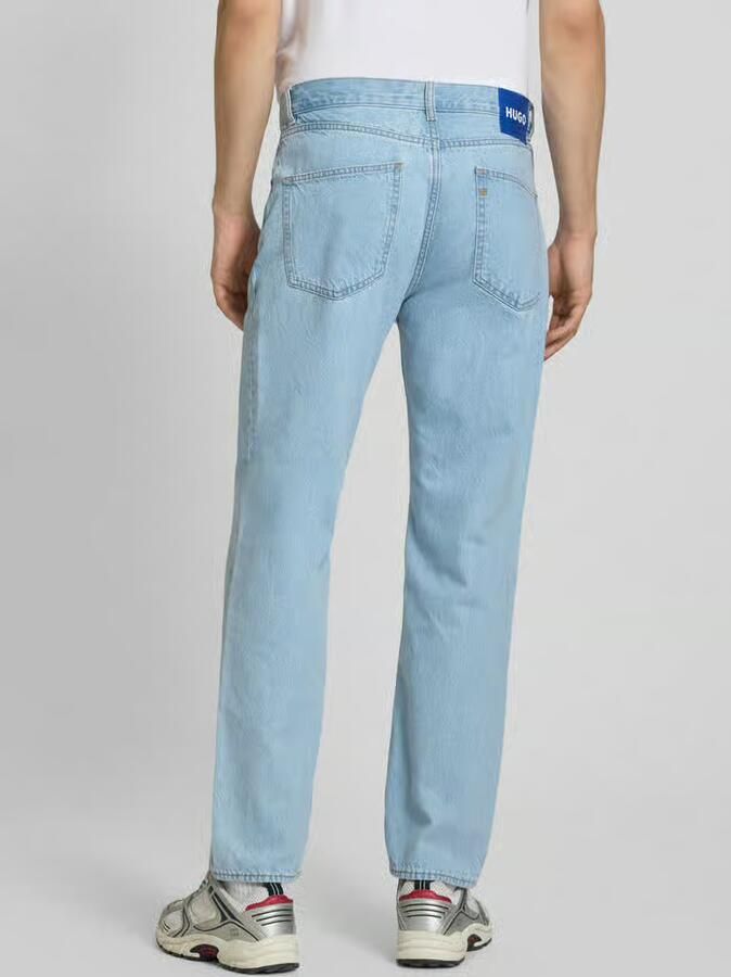HUGO Blue straight fit jeans van pure katoen model 'JONAH' - Foto 2