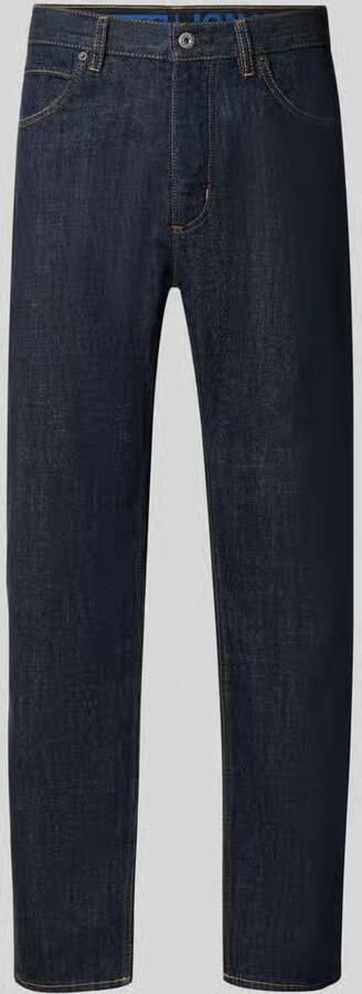 HUGO Blue straight fit jeans van puur katoen model 'Jonah'