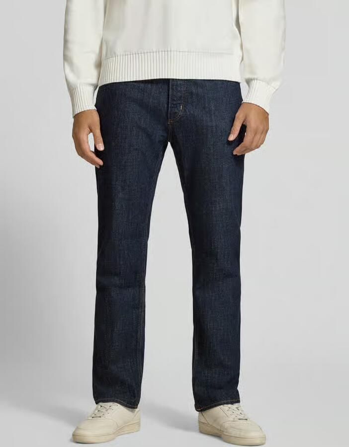 HUGO Blue straight fit jeans van puur katoen model 'Jonah' - Foto 3