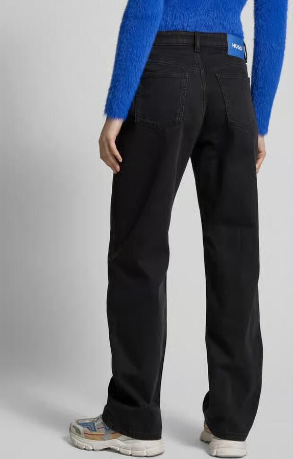 OTTO HUGO Blue Straight jeans Elyah Straight fit jeans met hoge taille lange lengte 36 - Foto 15