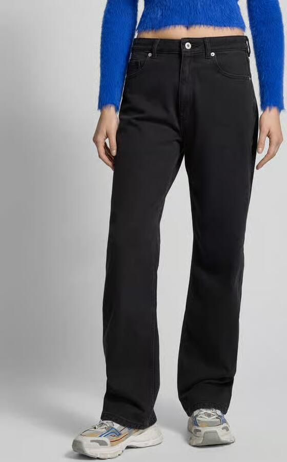 OTTO HUGO Blue Straight jeans Elyah Straight fit jeans met hoge taille lange lengte 36 - Foto 16
