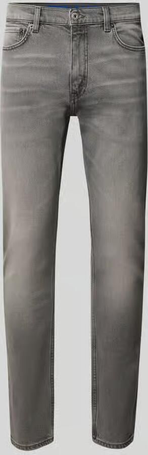 HUGO Blue Super slim fit jeans van katoenmix model 'Zane'