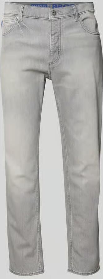 HUGO Blue tapered straight fit jeans van katoenmix model 'BRODY' - Foto 2