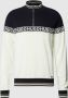 HUGO Gebreide pullover in colour-blocking-design model 'Saikol' - Thumbnail 1