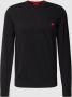 HUGO Gebreide pullover met labelbadge model 'San Cassius' - Thumbnail 1