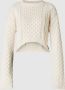 HUGO Gebreide pullover met structuurmotief model 'SCROVEY' - Thumbnail 1